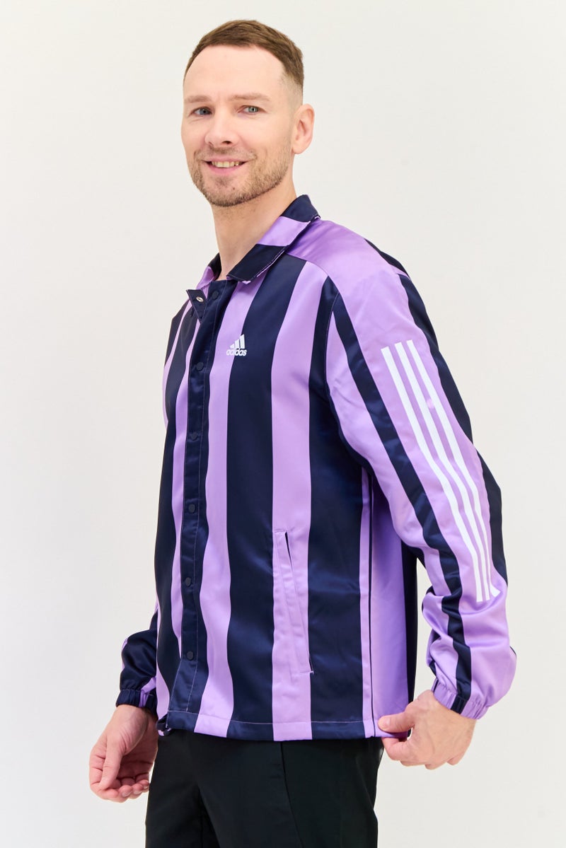 Adidas جاكيت رياضي للرجال بأكمام طويلة مناسب للخارج، متعدد الألوان - Image 2